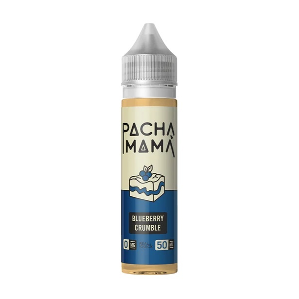 Pacha Mama Desserts 50ml Shortfill E-liquid Blueberry Crumble