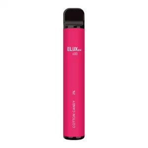 Single Elux Bar disposable vape in Cotton Candy flavour