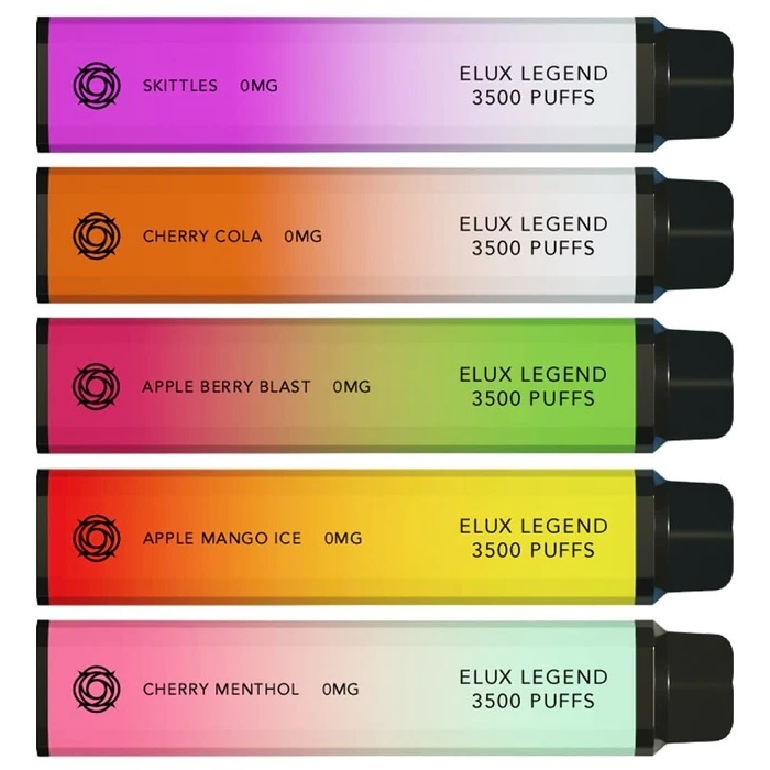 Elux Legend 3500 Puff Zero 0mg Nicotine Flavours