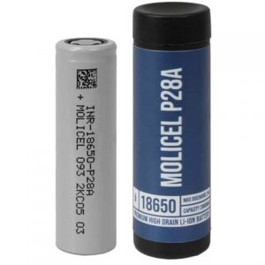Molicel P28A 18650 Battery Pair