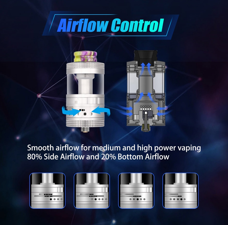Steam Crave Aromamizer Plus V3 RDTA Airflow Control
