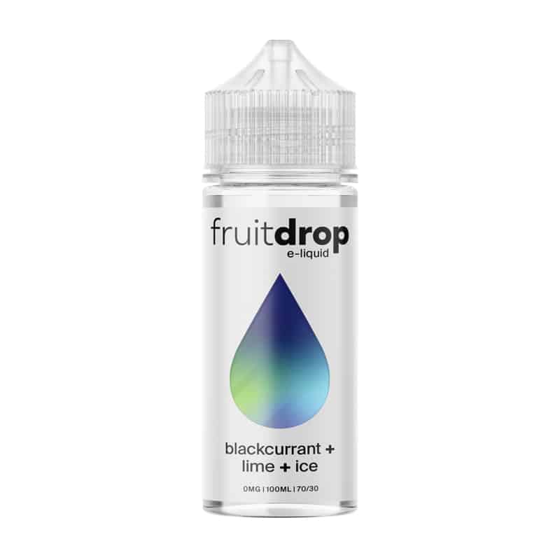 Fruit Drop Blackcurrant Lime Ice Shortfill E-liquid 100ml