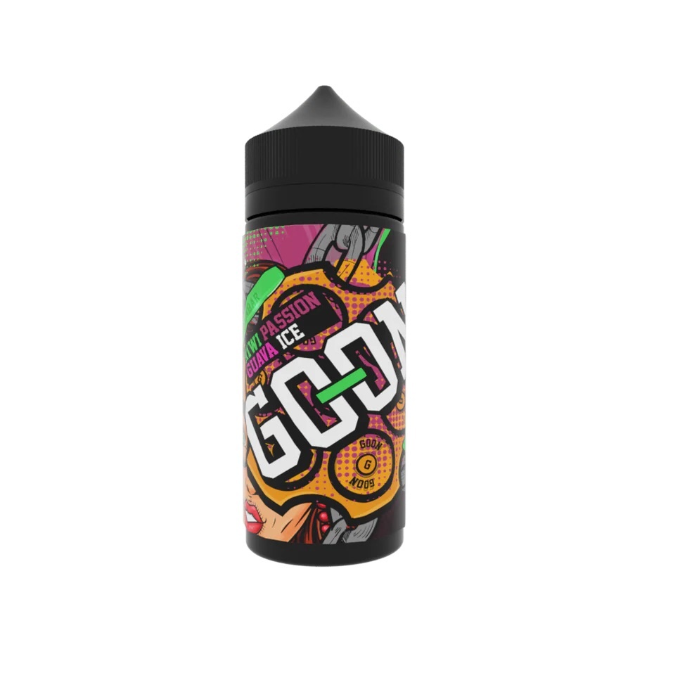 Goon E-liquid 100ml Shortfill Kiwi Passionfruit Guava Ice