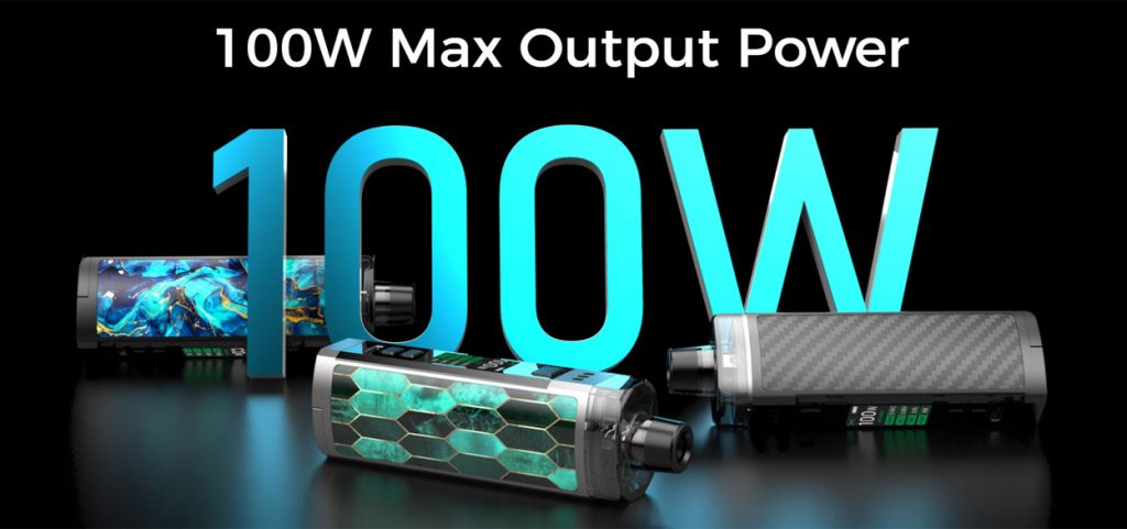 OXVA Velocity LE 100W Pod Mod Kit Power Output