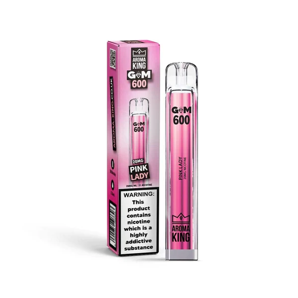 Aroma King Gem 600 Disposable Vape Pink Lady
