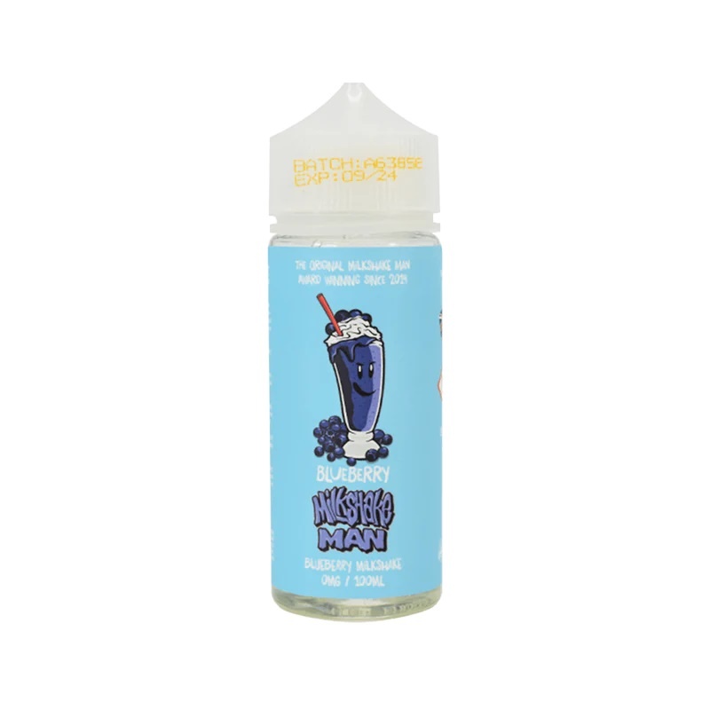 Marina Vapes Milkshake Man E-liquid 100ml Shortfill Blueberry Milkshake