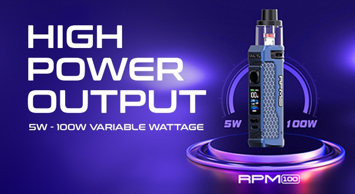 SMOK RPM 100 Pod Vape Kit Power Output