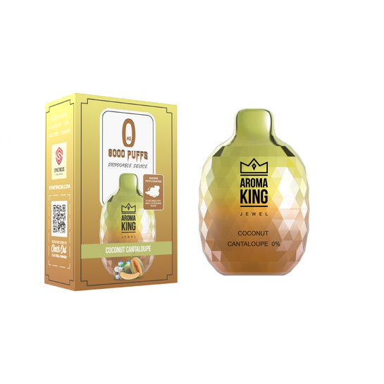 Aroma King Jewel 8000 Disposable Vape Coconut Cantaloupe