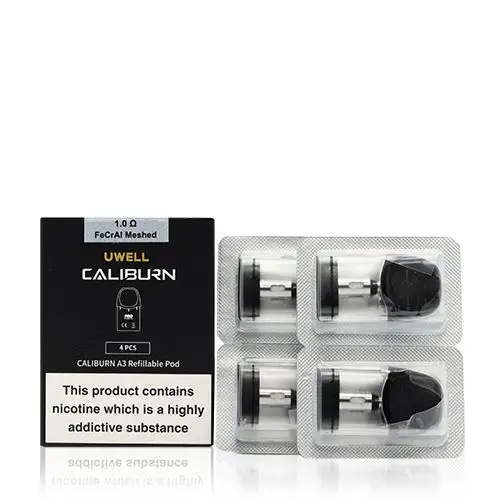Caliburn A3 Replacement Pods by Uwell 1.0 ohm Top Fill