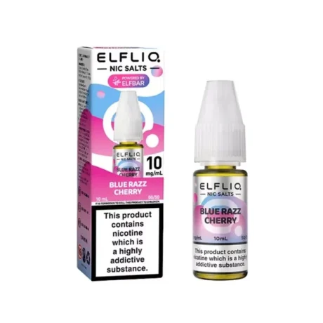 Elf Bar Elfliq Nic Salts 10ml Blue Razz Cherry
