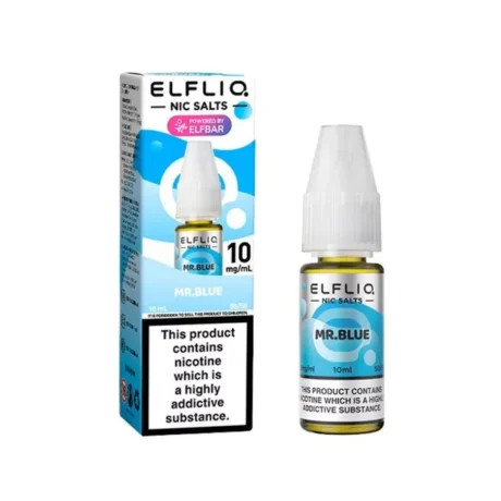 Elf Bar Elfliq Nic Salts 10ml Mr Blue