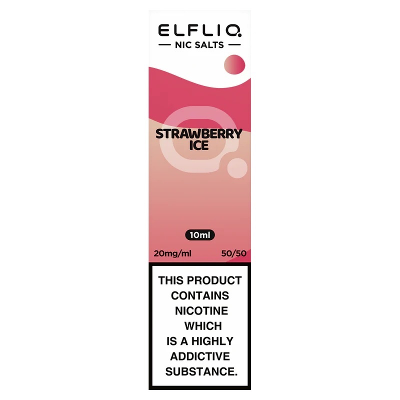 Elf Bar Elfliq Nic Salts 10ml Strawberry Ice
