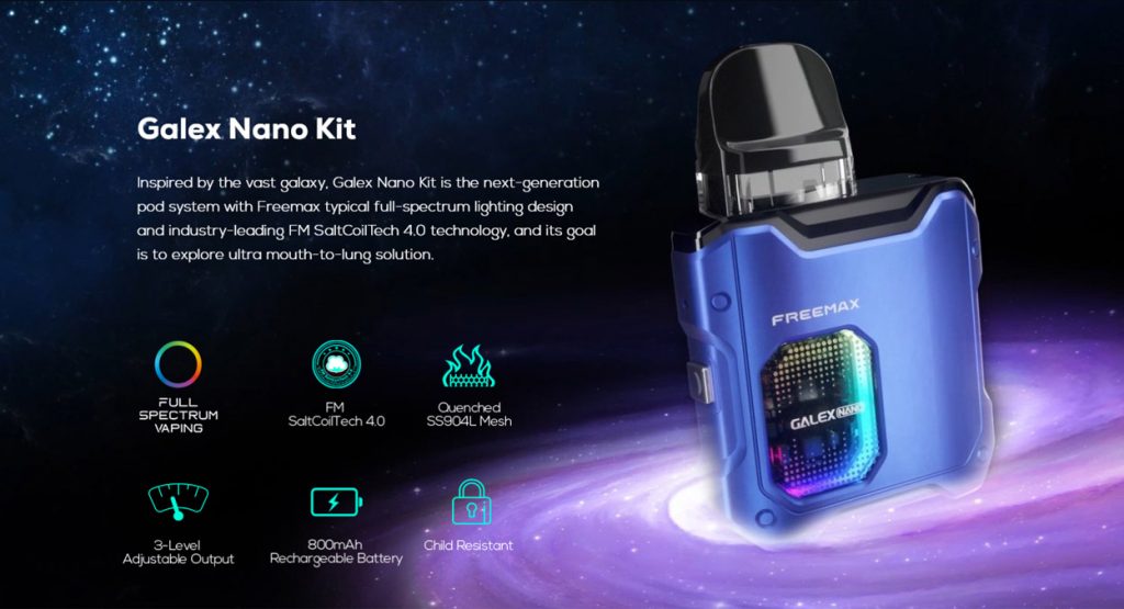 Freemax Galex Nano Pod Kit Promo