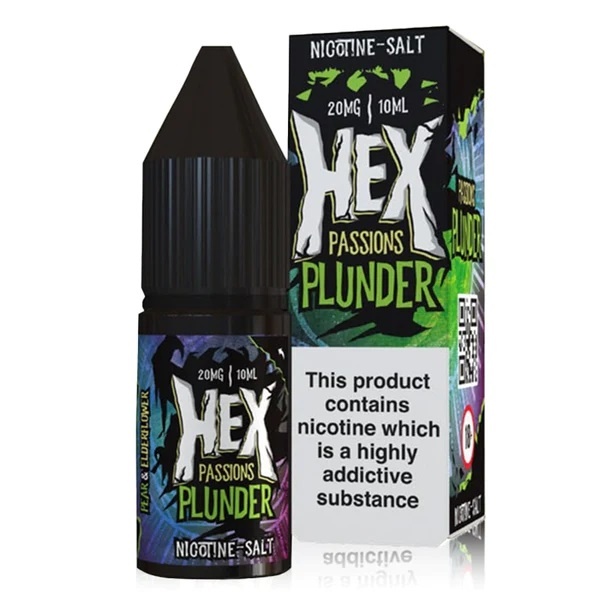 Hex Nic Salt 10ml Passions Plunder