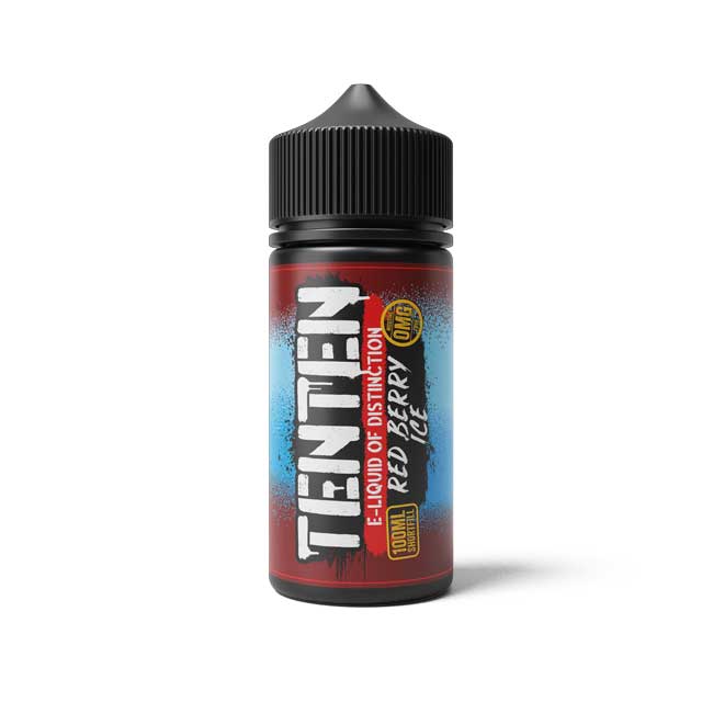 Ten Ten E-liquid 100ml Shortfill Red Berry Ice