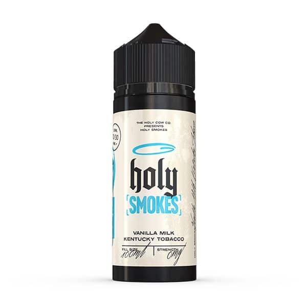 Holy Smokes E-liquid 100ml by Holy Cow Vanilla Milk Kentucky Tobacco