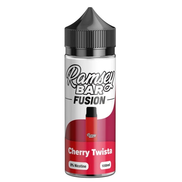 Ramsey Bar Fusion 100ml E-liquid Shortfill Cherry Twista