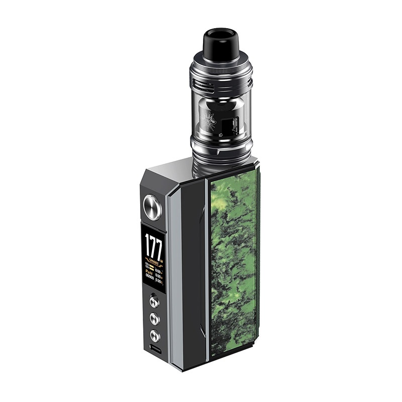Voopoo Drag 4 Kit with Uforce L Tank Gunmetal Forest Green