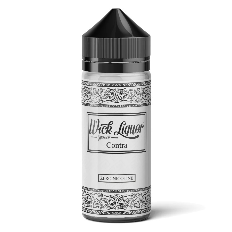Wick Liquor 100ml E-liquid Shortfill Contra