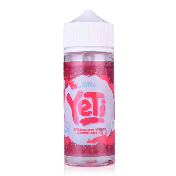 Yeti Ice Cold E-Liquid Range 100ml Strawberry Raspberry Cherry Ice