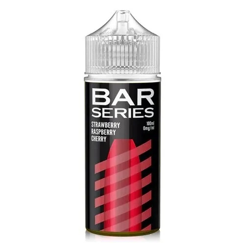 Bar Series E-liquid 100ml Shortfill Strawberry Raspberry Cherry