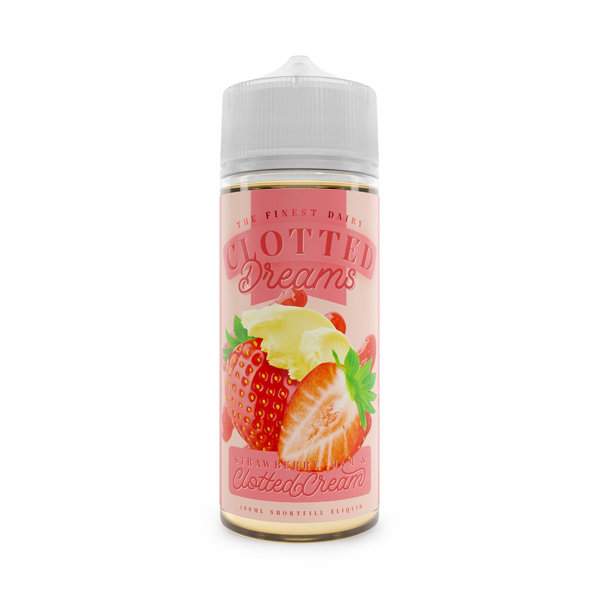 Clotted Dreams E-liquid 100ml Shortfill Strawberry Jam & Clotted Cream