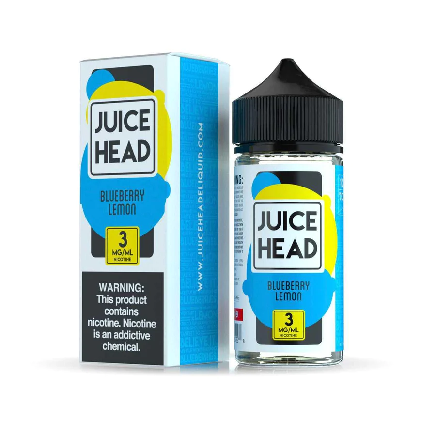 Juice Head eLiquid 100ml Range UK Blueberry Lemon