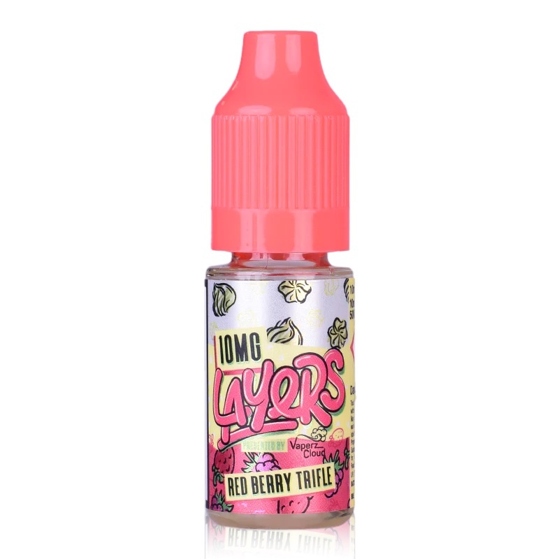 Layers Nic Salt 10ml by Vaperz Cloud Red Berry Trifle