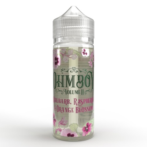 Ohm Boy Volume ii E-liquid 100ml Shortfill Rhubarb Raspberry & Orange Blossom