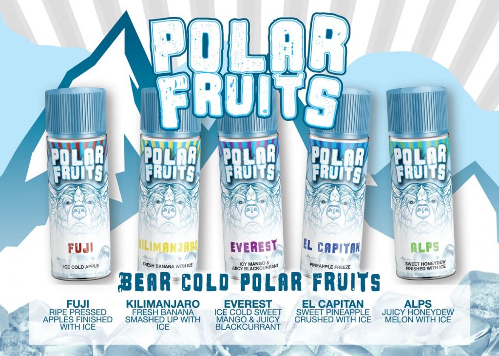 Polar Fruits E-liquid 100ml Shortfill Flavours