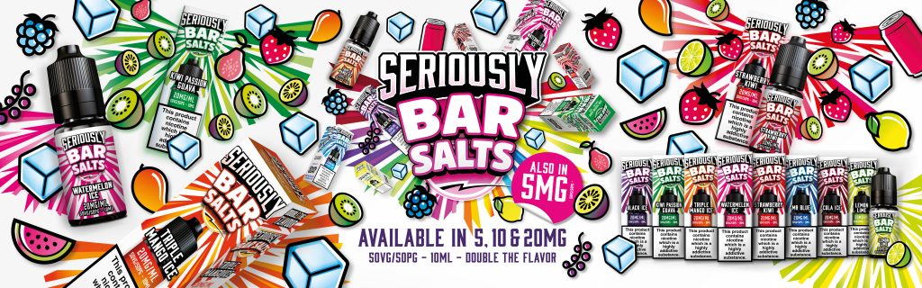 Seriously Bar Salts by Doozy Vape Co Banner