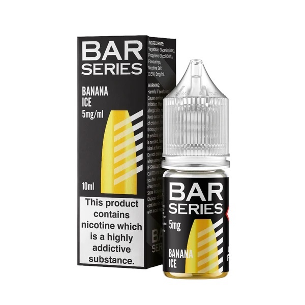 Bar Series Nic Salts E-Liquid Banana Ice