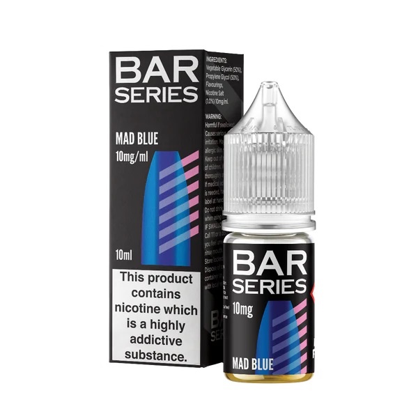Bar Series Nic Salts E-Liquid Mad Blue