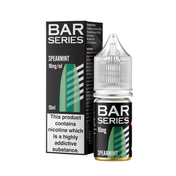 Bar Series Nic Salts E-Liquid Spearmint