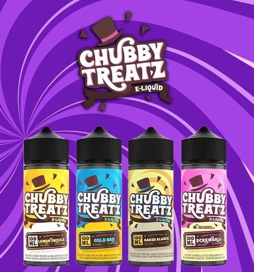 Chubby Treatz E-liquid 100ml Shortfill Promo
