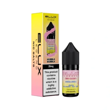 Elux Legend Nic Salts 10ml Hubbla Bubbla