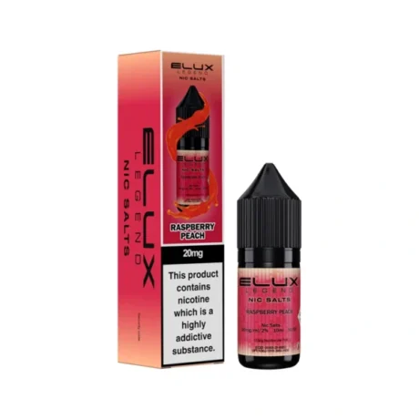 Elux Legend Nic Salts 10ml Raspberry Peach