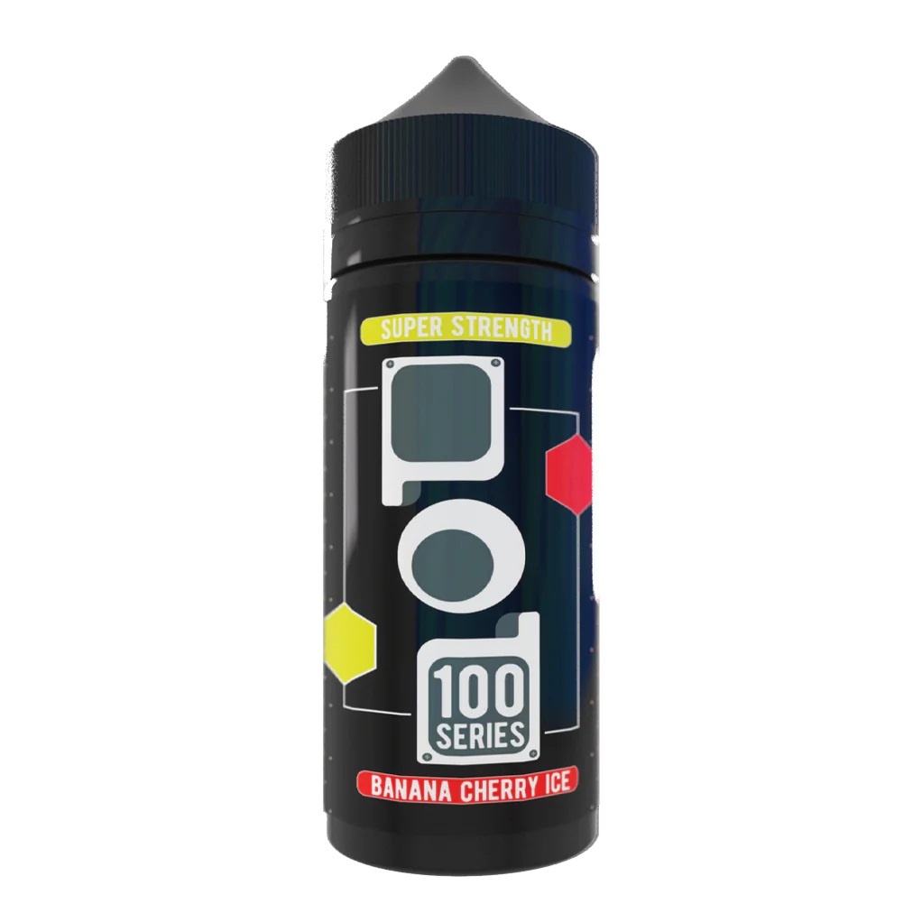 Pod 100 Series E-liquid 100ml Shortfill Banana Cherry Ice