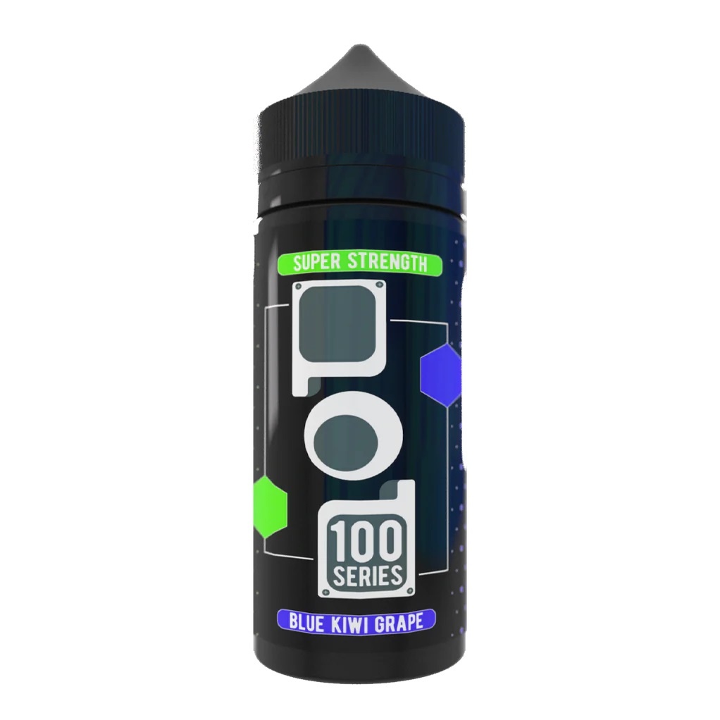 Pod 100 Series E-liquid 100ml Shortfill Blue Kiwi Grape
