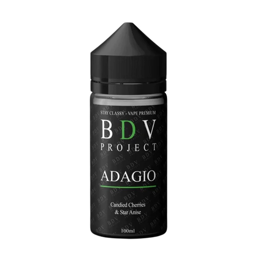 BDV Project E-liquid 100ml Shortfill Adagio