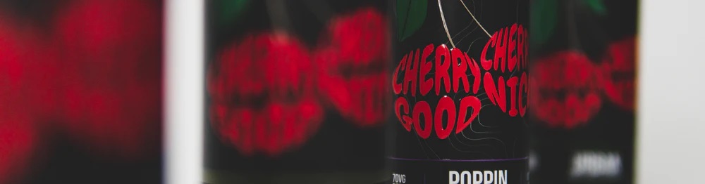 Cherry Good Cherry Nice & Ice E-liquid 100ml by Wick Liquor Banner