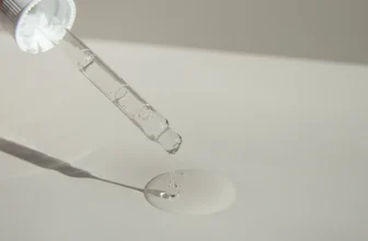 A pipette of clear liquid