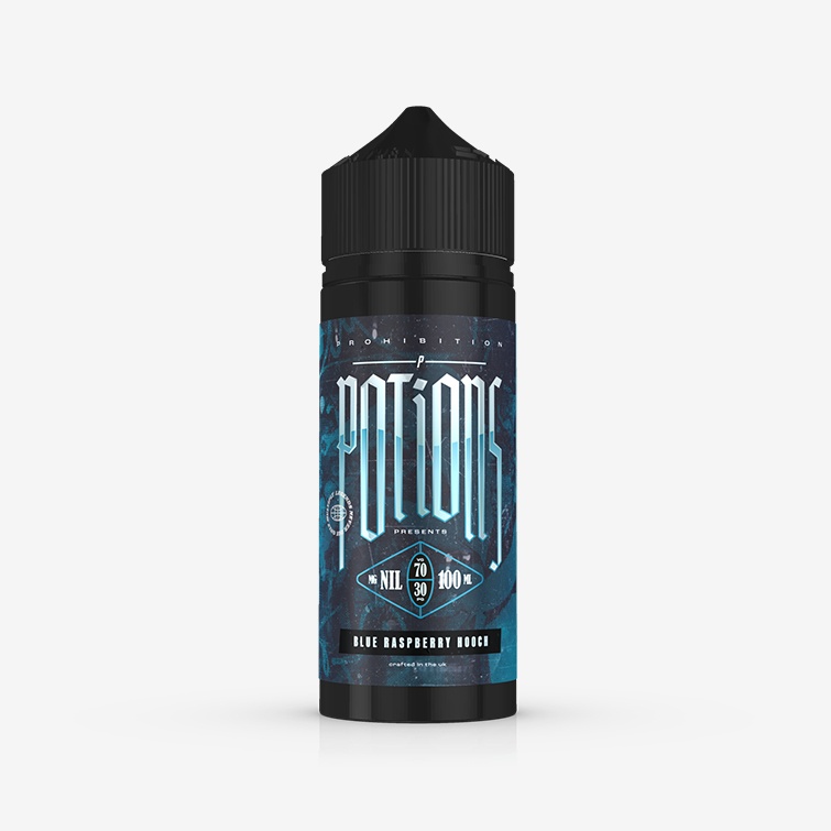 Prohibition Potions E-liquid 100ml Shortfill Blue Raspberry Hooch