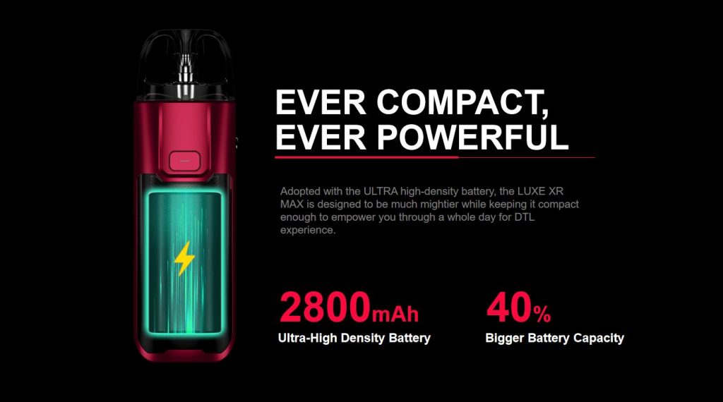Vaporesso LUXE XR Max Pod Kit Battery
