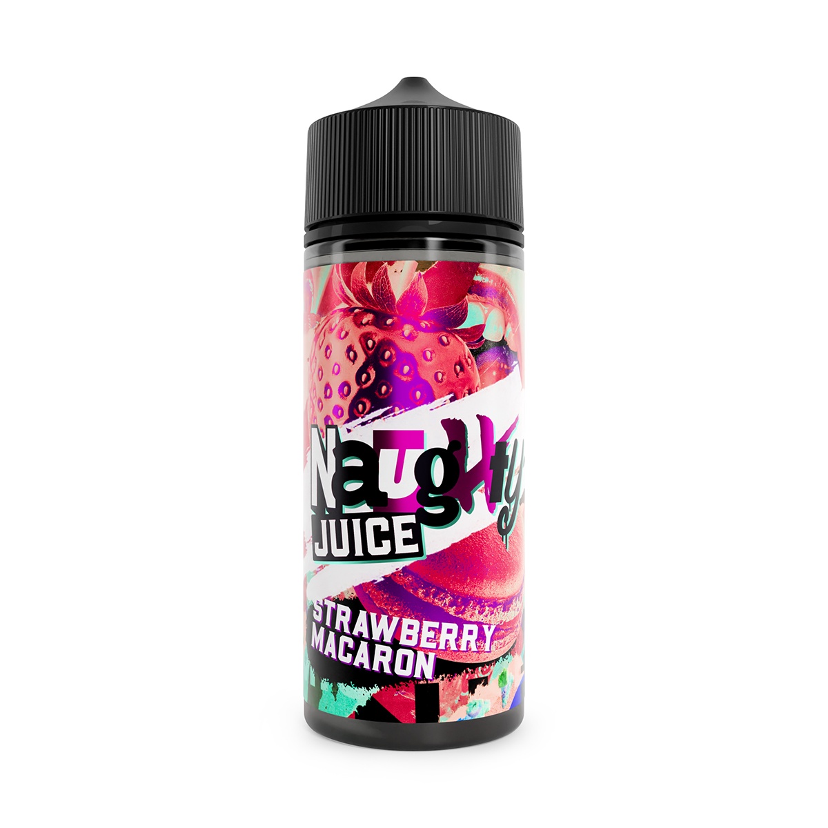 Naughty Juice E-liquid 100ml Shortfill Strawberry Macaron