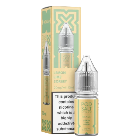 Nexus Nic Salts by Pod Salt Lemon Lime Sorbet
