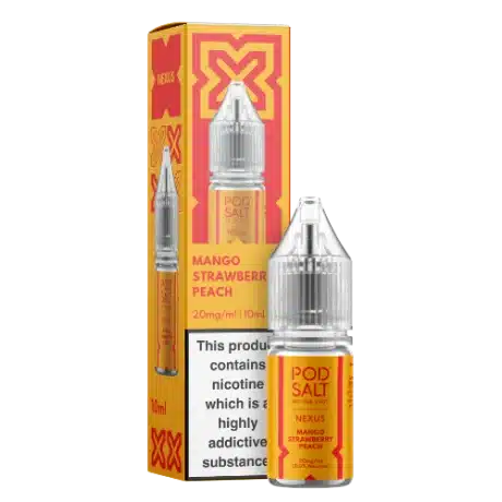 Nexus Nic Salts by Pod Salt Mango Strawberry Peach