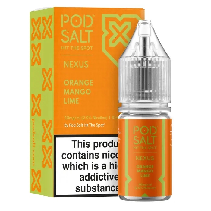 Nexus Nic Salts by Pod Salt Orange Mango Lime