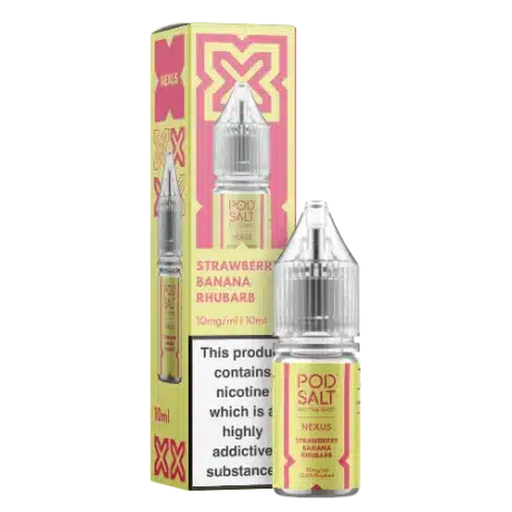 Nexus Nic Salts by Pod Salt Strawberry Banana Rhubarb