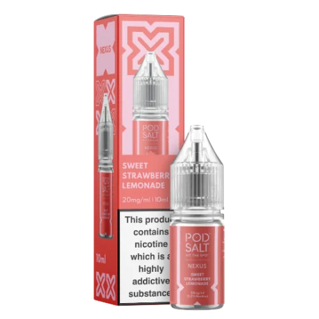 Nexus Nic Salts by Pod Salt Sweet Strawberry Lemonade